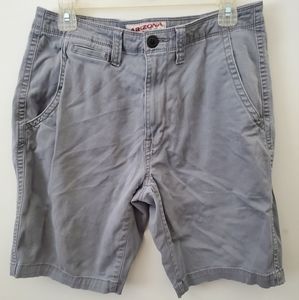 Arizona mens Grey cargo shorts size 30